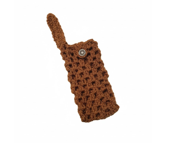 Hand-Crocheted Minimalist Tech Pouch