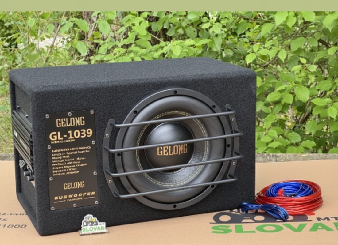Subwoofer Bass Box with Built in Amplifier 10"