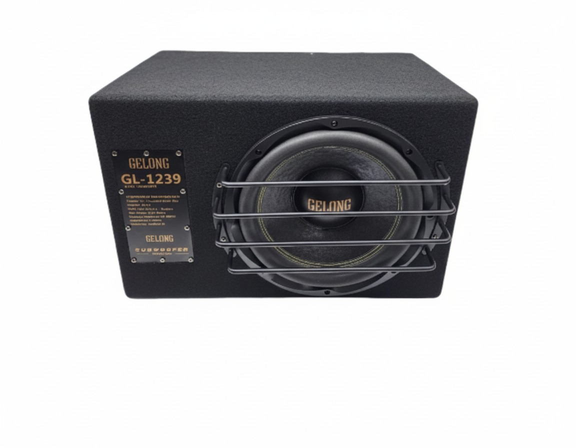 Subwoofer Bass Box with Built in Amplifier 12"