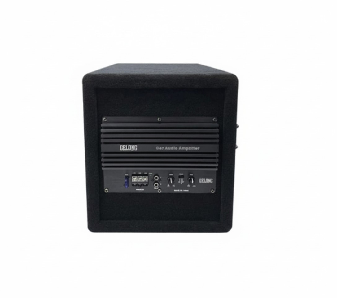 Subwoofer Bass Box with Built in Amplifier 12"