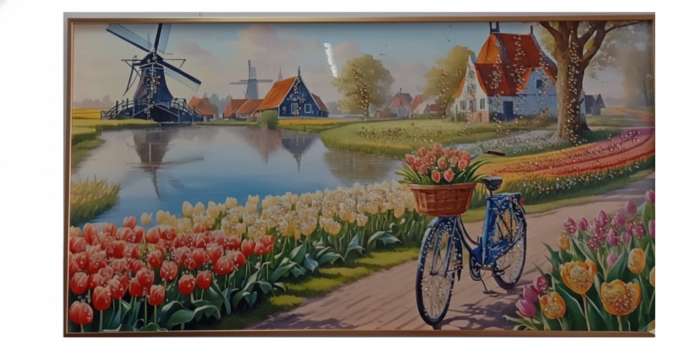 Luminous Heritage - wall mounted art with led light