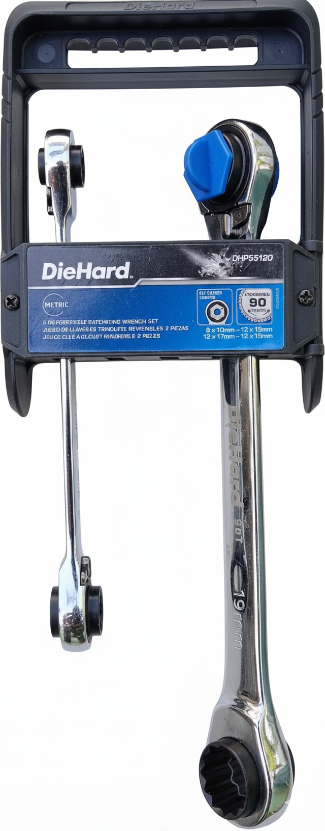 DieHard 2-Piece Reversible Ratcheting Wrench Set PART #DHP55120 [MM]