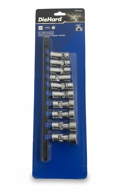 DieHard 10-Piece Metric Flex Socket Set part #DHP55257