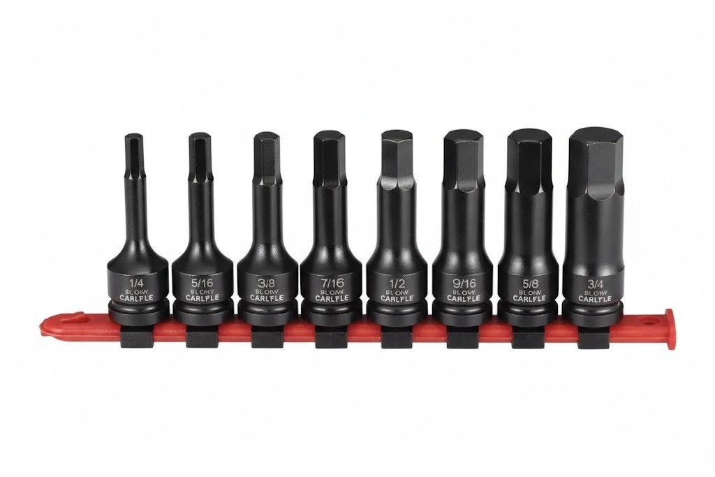 Carlyle Tools by NAPA 8-Piece SAE Hex Head Impact Driver Socket Set part #61-0316