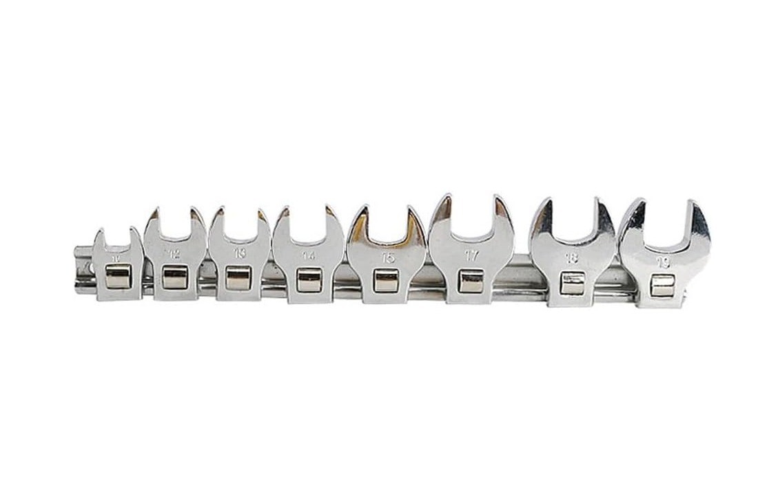 8-Piece Metric Crows Foot Wrench Set part #TQ850[2SAE] PART #TQ849