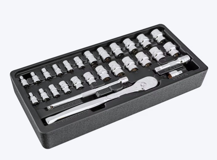 Powerbuilt 28-Piece Zeon Master Non-Slip Socket Set Model #941763