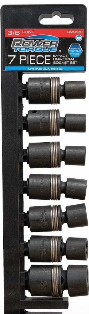 Power Torque 3/8 Inch Drive Metric Impact Universal Socket Set (7 Piece) part #GM9123