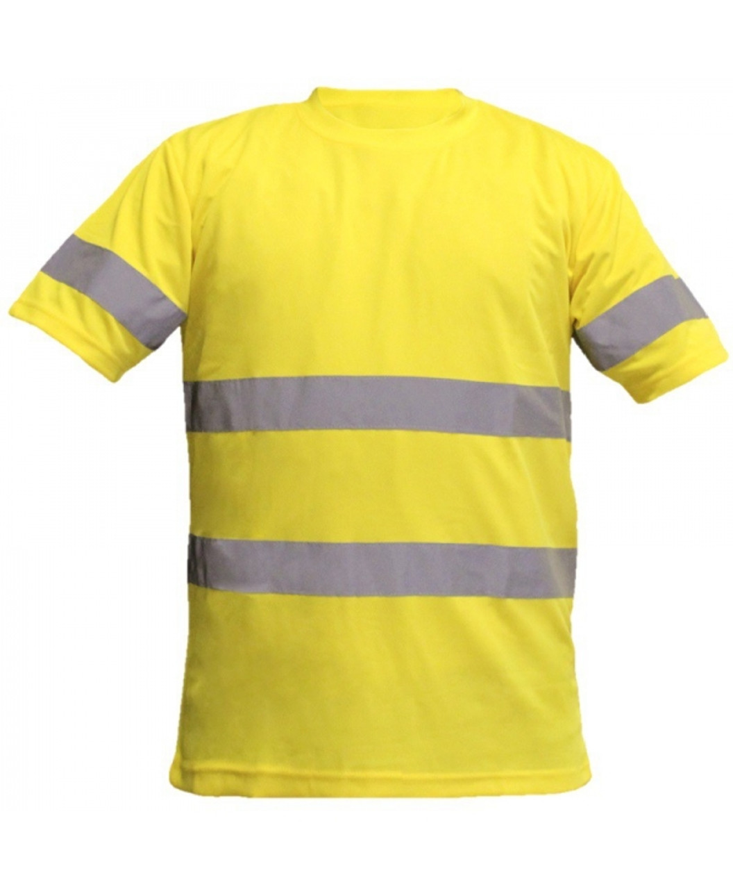 Sweater In Dry-Fit Fabric Round Neck Short Sleeves With Reflective Tape