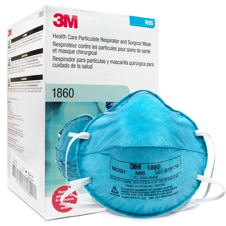 3M Health Care 1860S-N95 Particulate Respirator And Surgical Masks Each
