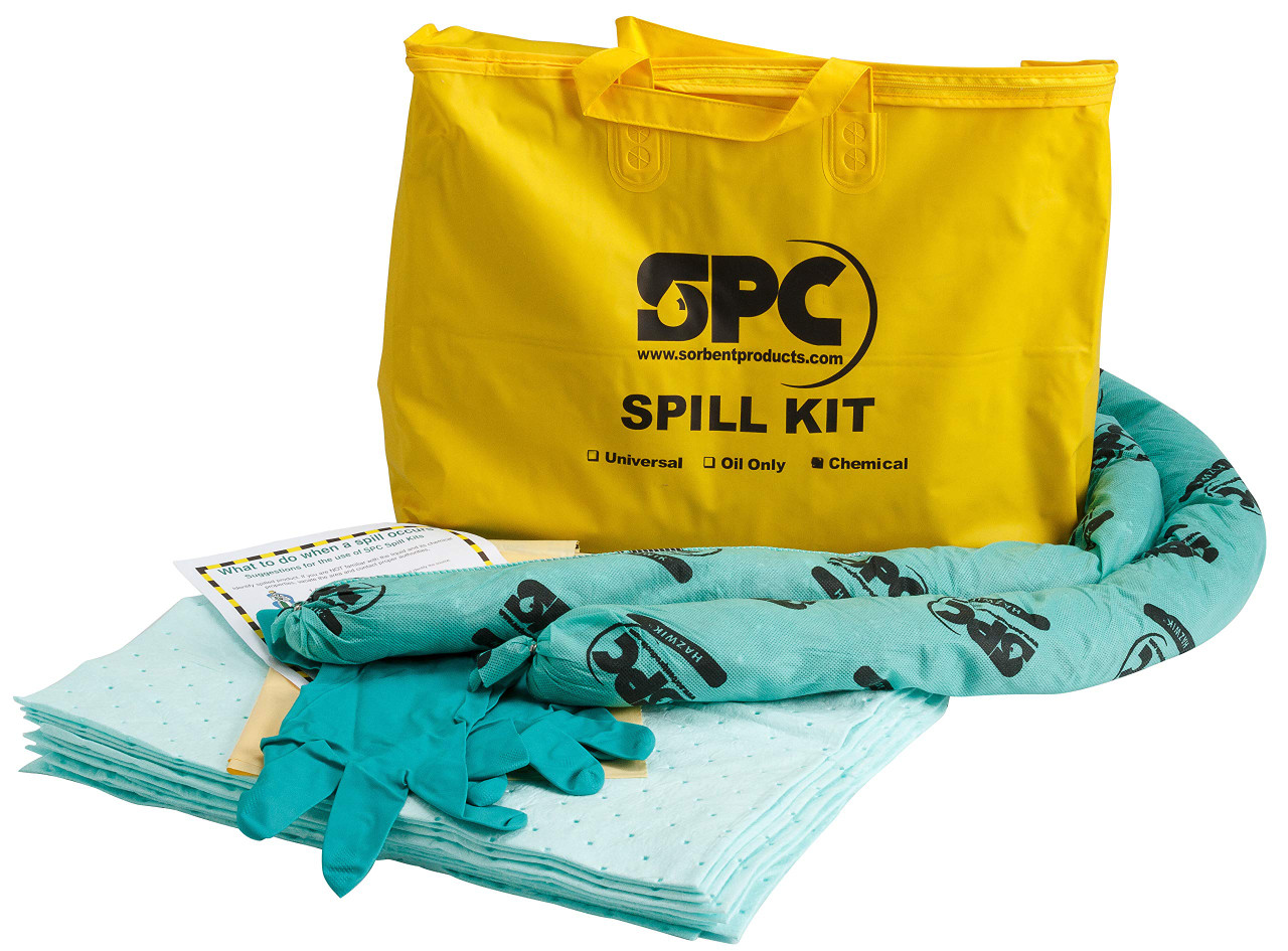 Brady Spc Chemical Class Portable Economy Spill Kit