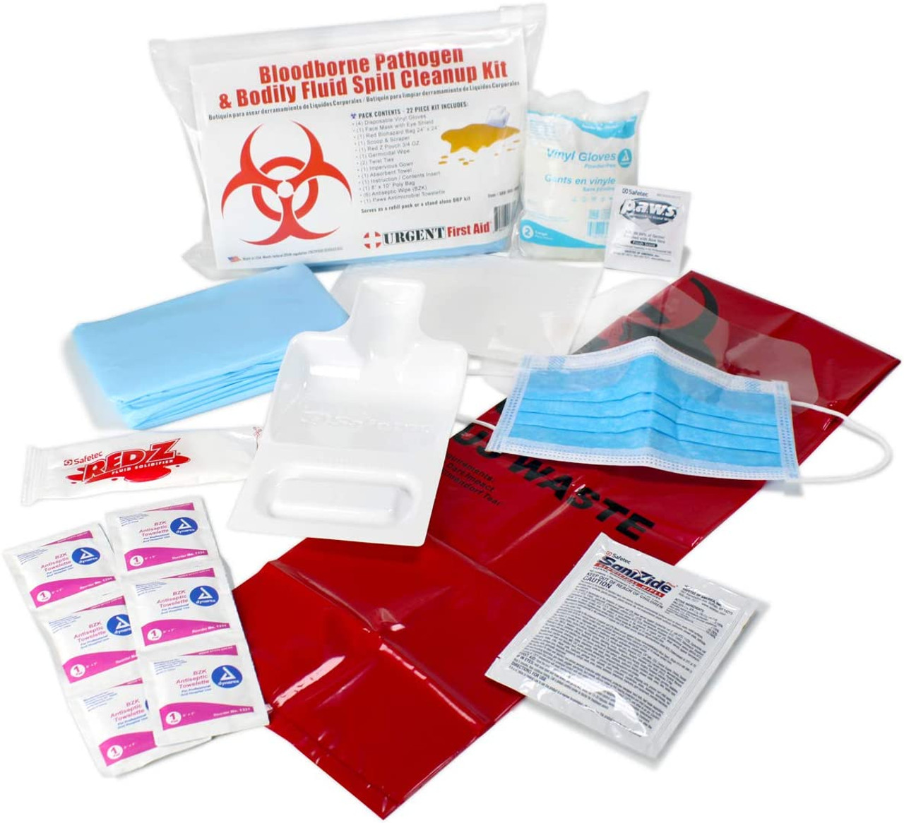 Bloodborne Pathogen & Bodily Fluid Spill Cleanup Kit