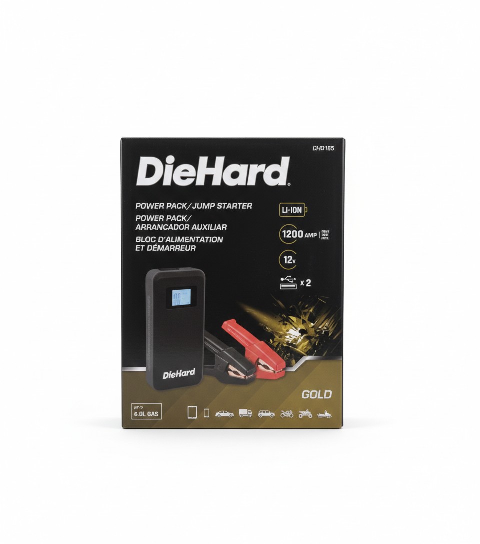 DieHard Gold Power Pack and Jump Starter (Model DH0165).