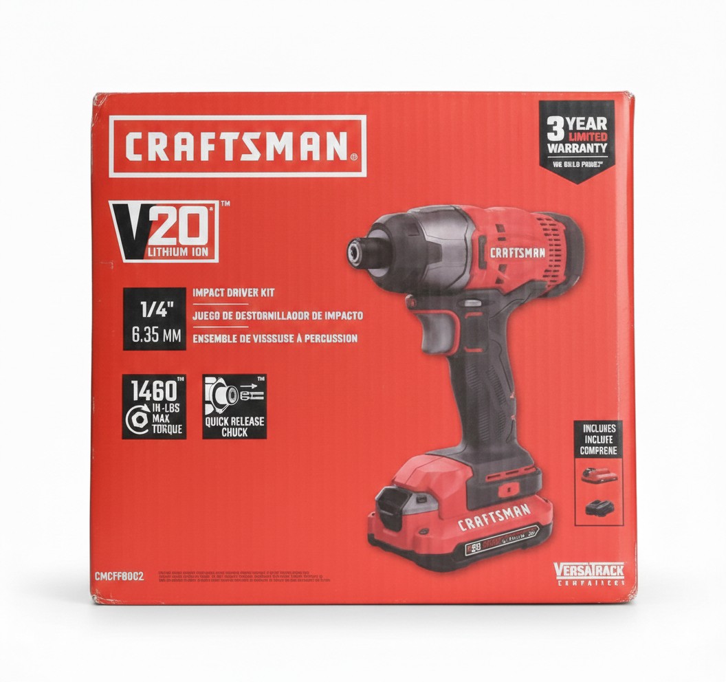 Craftsman V20™ Lithium Ion 1/4" Impact Driver Kit part #CMCF800C2