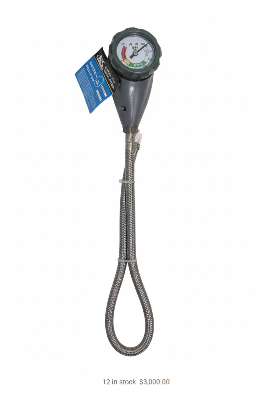 Pressure Gauge (SPG) with Braided High-Pressure Hose 134 A
