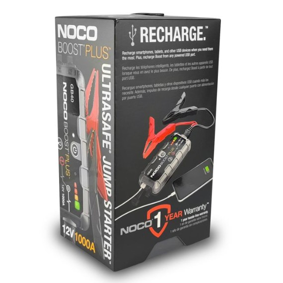 NOCO Boost Plus GB40 UltraSafe Lithium Jump Starter part #GB40