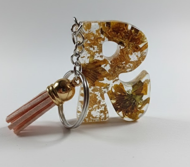 Custom Made Epoxy Initial Letter R