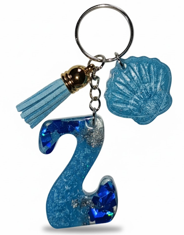 Custom Made Epoxy Initial Letter Z