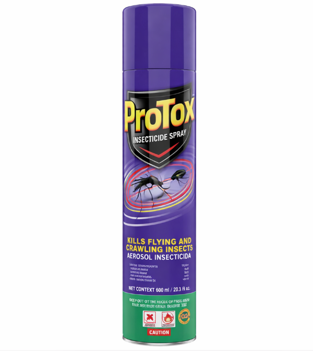 ProTox Insecticide Spray – Powerful Protection Against Flying & Crawling Insects (600 ml)