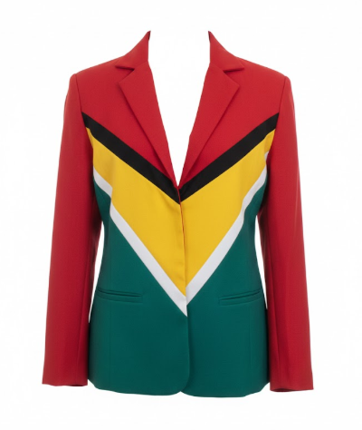 Elite Guyana Flag Heritage Blazer Size Medium