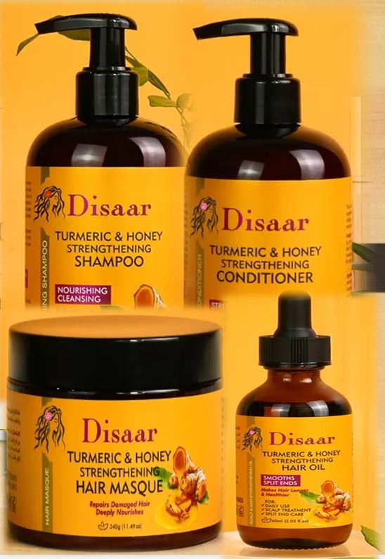 Turmeric & Honey Strengthening Hair Care Series——Scientifically Repairing Fragile Hair