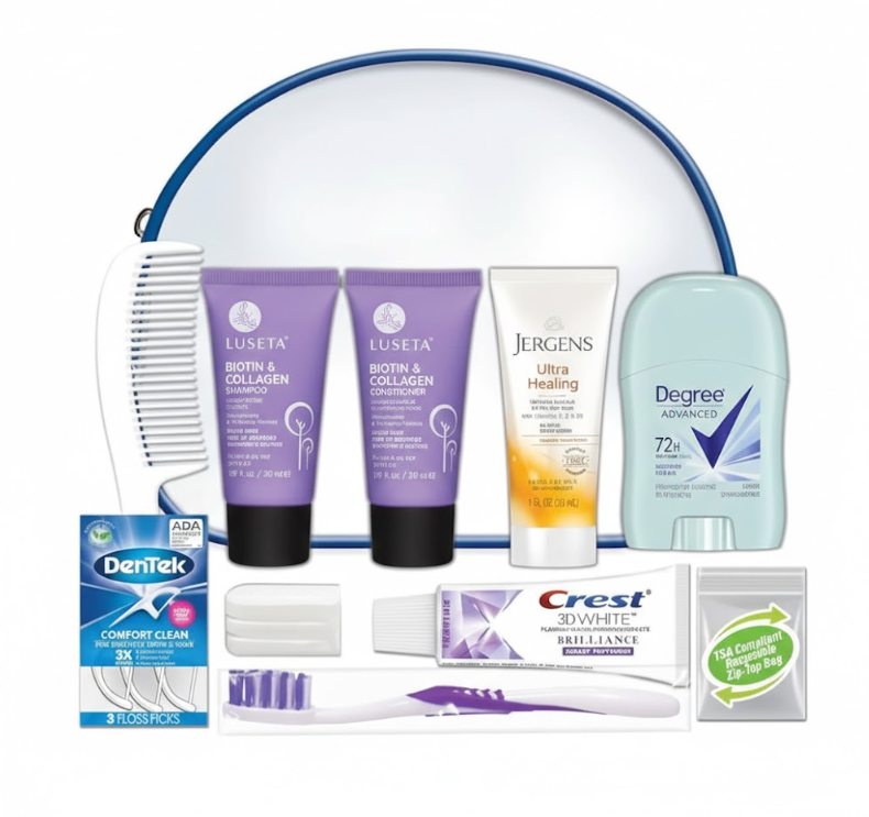 Premium Women’s Travel Hygiene Set