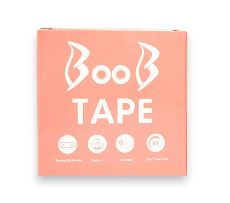 Professional Nude Boob Tape – Waterproof Breast Lift Tape for All Skin Tones – Instant Lift & Support (5M Roll)
