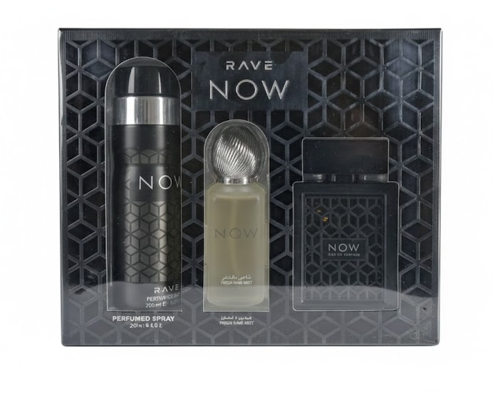 Rave Now Men’s Fragrance Gift Set – 3-Piece