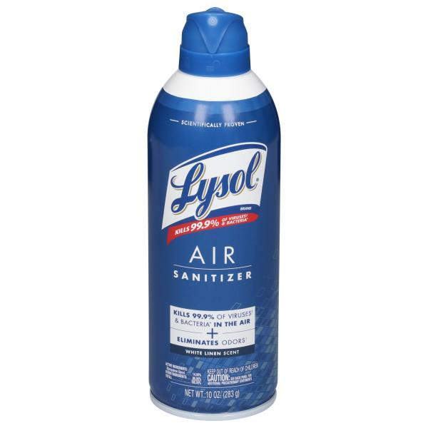 Lysol AIR Sanitizer Whiten Linens