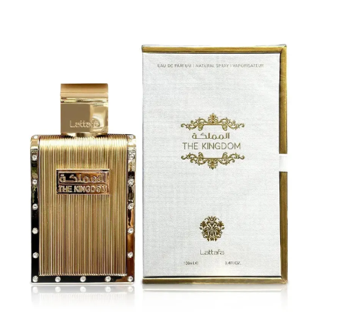 Lattafa The Kingdom Eau De Parfum – 100ml (3.4 oz) | Elegant Aromatic Fragrance