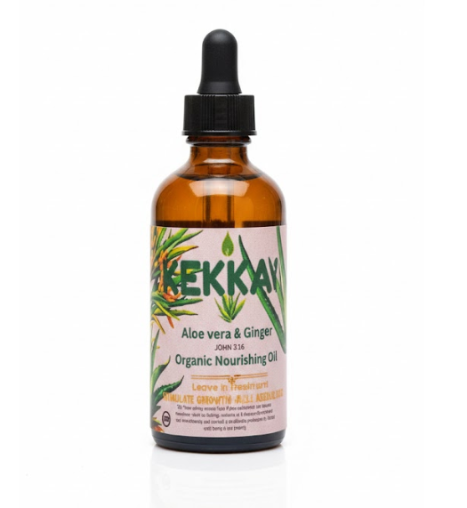 Kekaa's Organic Nourishing Oil: Aloe Vera & Ginger