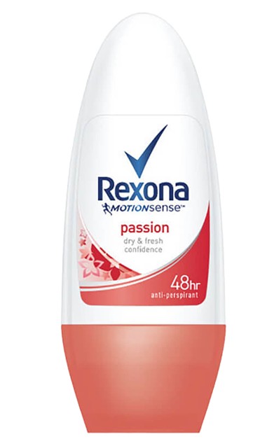Rexona Motionsense Passion 48hr Anti-perspirant Roll-on Deodorant.