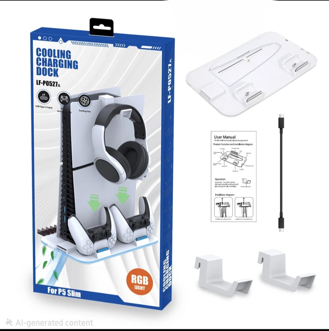 PS5 (Slim) Cooling and Charging Station