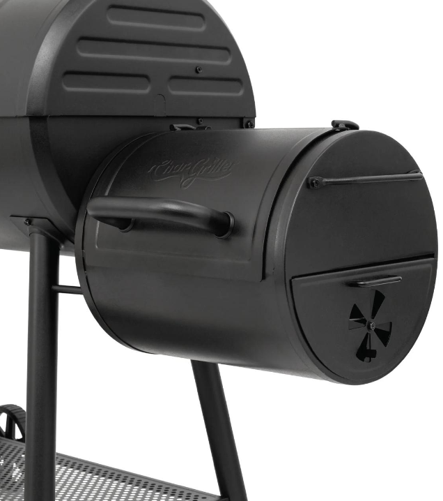 Char-Griller Offset Smoker BBQ Grill – Heavy-Duty Outdoor Charcoal Smoker