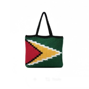 Hand-Crocheted Tote Bag