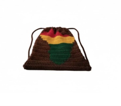 Handcrafted Crochet Drawstring Bag