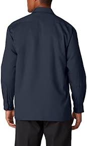 Dickies Navy Blue Long Sleeve Shirt With Reflective Strips