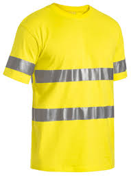 Sweater In Dry-Fit Fabric Round Neck Short Sleeves With Reflective Tape