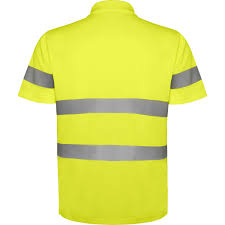Sweater In Dry-Fit Fabric Round Neck Short Sleeves With Reflective Tape