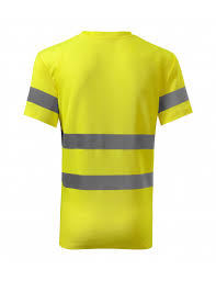 Sweater In Dry-Fit Fabric Round Neck Short Sleeves With Reflective Tape