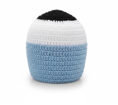 Tricolor Crochet Beanie