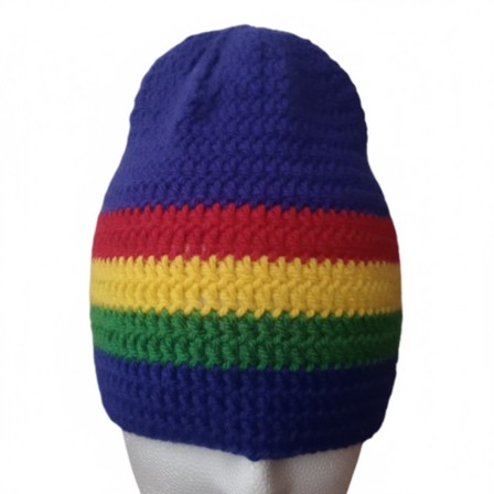 Cobalt Stripe Beanie