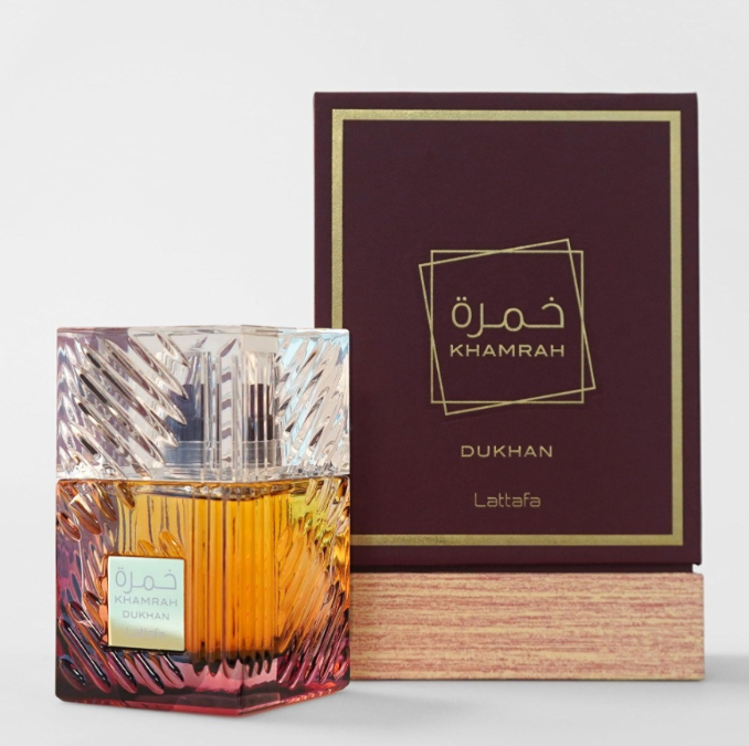 Khamrah Qahwa (Dukhan) by Lattafa – 100ml (3.4 fl. oz) Eau De Parfum