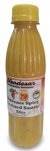 Extreme Spicy Mustard Sauce/Dip250ml - Case (25 pieces)