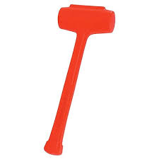 Stanley 57-534 52-Ounce Compo-Cast Standard Head Soft Face Hammer, Orange