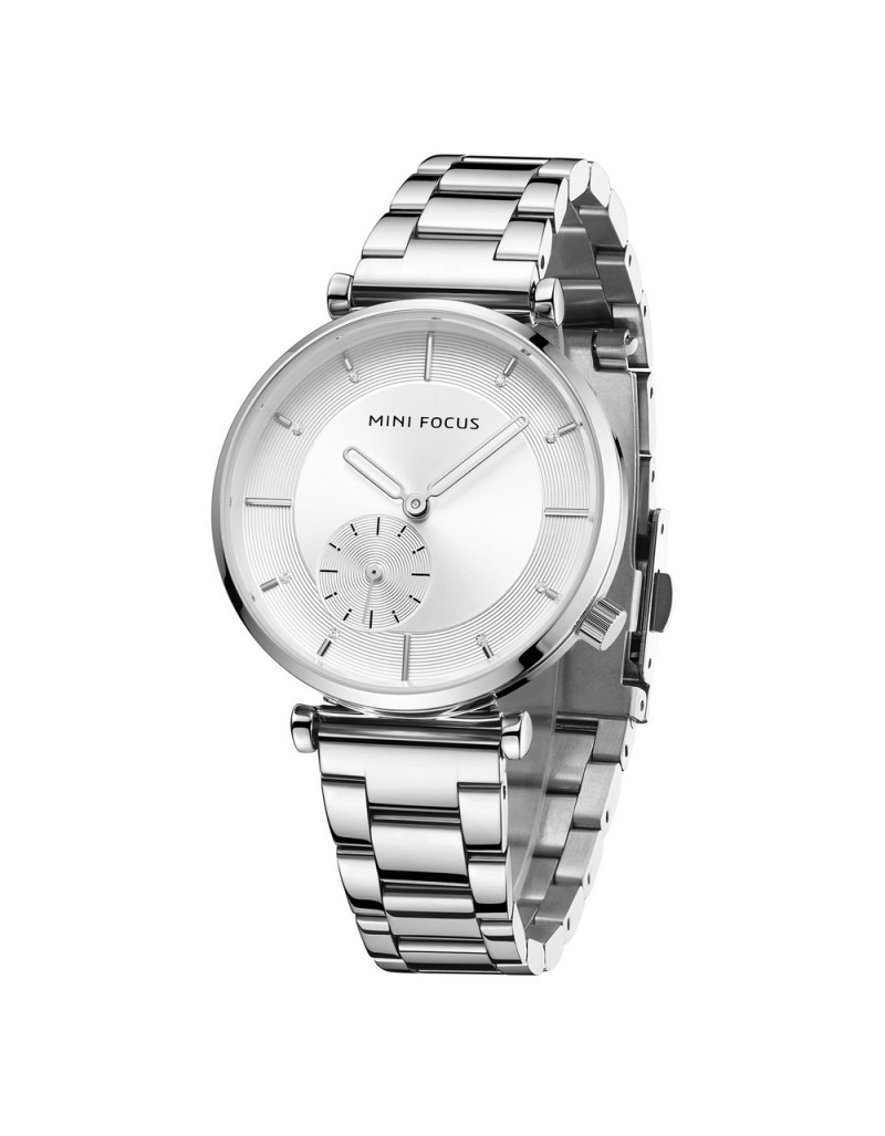 MF0333L Women’s Stainless Steel Quartz Watch- Silver