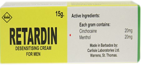 Retardin Desensitising Cream