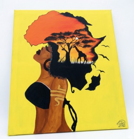 Origin Profile Art Painting (50x60cm)