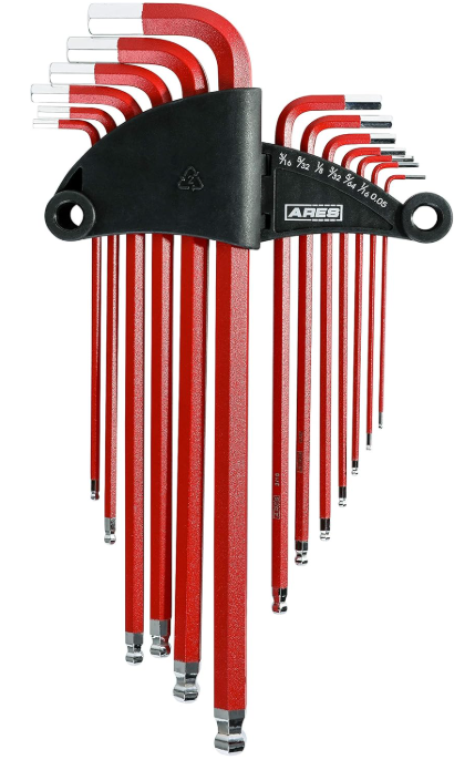 Ares Extra Long Sea Ball End Hex Key Set