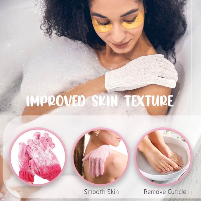 Exfoliating Bath & Shower Gloves