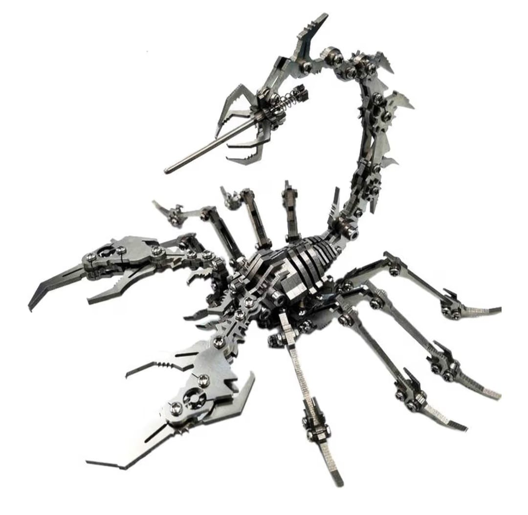 3D Mechanical Scorpion DIY Metal Model Kit